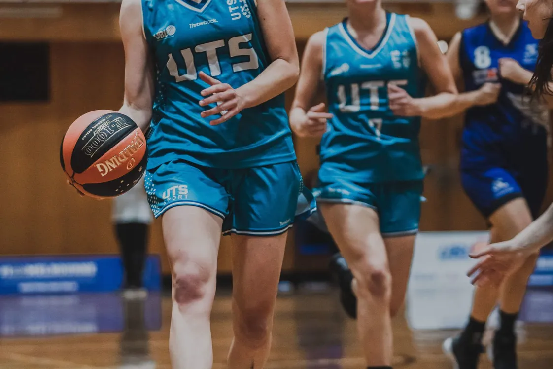 UTS Basketball team playing