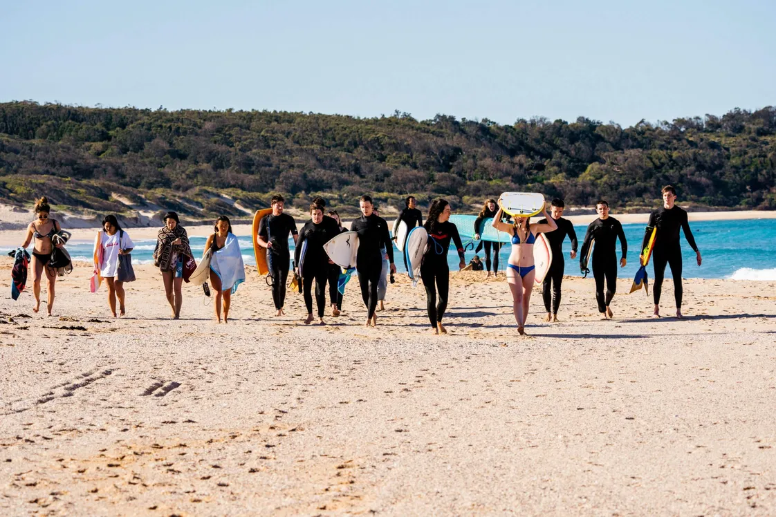 Surf Club out at the beach